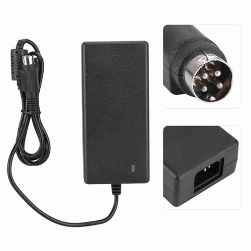 Haosie 12V 5A Power Supply, 60W 4 Pin AC Adapter, 100 240V Charging Adapter | Compatible with CLT2054 Laptop, Notebook