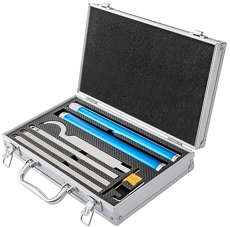 Drechseleisen Set 11.02 * 1.02in Drehwerkzeuge für Holz Mit Aluminium Koffer, 8Stück Hartmetall Drechselzubehör Drechselwerkzeuge Aluminiumgriff Holzdrehung, 8-teiliges Hartmetall-Drehwerkzeug-Set