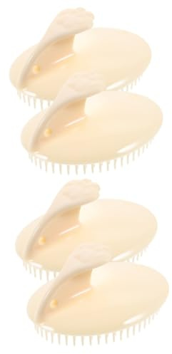 VALICLUD 2 Sätze Kopfhaut Massagebürste Aus Silikon Shampoo Bürste Für Kopfhautpflege Und Anwendbar Sanfte Massage Für Altersgruppen 2 Stücke * 2