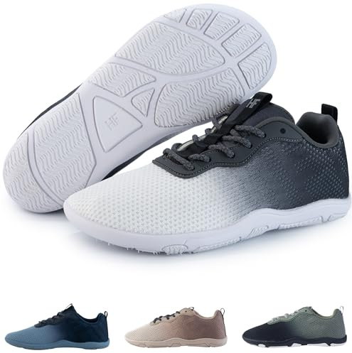 Hike Footwear HF Shade - Healthy Barefoot Shoes for All-Day Comfort & Foot Pain Relief, Wide Toe Ergonomic Design for Daily Wear, Minimalist Non-Slip Boots for Natural Walking, Unisex