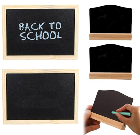 Kreidetafel Set - 20 * 30cm, Zum Beschreiben, Für Küche, Arbeitszimmer, Restaurant Und Büro