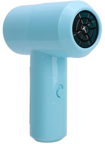 Ejoyous Secador de pelo portátil con batería de litio para dormitorios y viajes, 1300 mAh, diseño inalámbrico (BLUE)