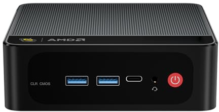 Beelink SER5 Pro Mini PC, AMD Ryzen 7 Pro 5850U (8C/16T, fino a 4,4GHz) 16GB DDR4 RAM 500GB NVMe SSD Mini Desktop Computer 4K 60Hz Triplo Display, WiFi6+BT5.2, HDMI/DP/USB3.2
