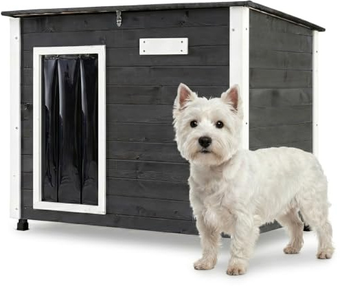 Maxmass Outdoor Dog House Pet Shelter with Removable Floor Openable Roof | Wooden Dog Kennel Pet Crate Puppy Cage for Small to Medium Dogs Cats Rabbits