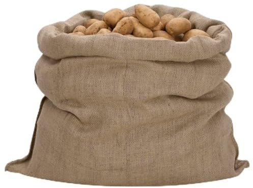 Mangloder Jutesäckar 30 stycken 100 x 110 cm tillverkade av 100 % jute 340 g/m² mångsidig för hem, trädgård, förvaring, dekoration, växter, resväska, ryggsäck, bagage, arrangör, toalettväska