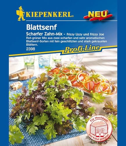 Blattsenf Scharfer Zahn-Mix,1 Portion