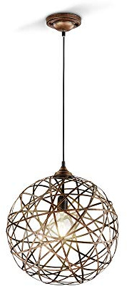 Trio Leuchten Pendelleuchte 305100162 Jacob, Metall Kupfer antik, exkl. 1 x E27