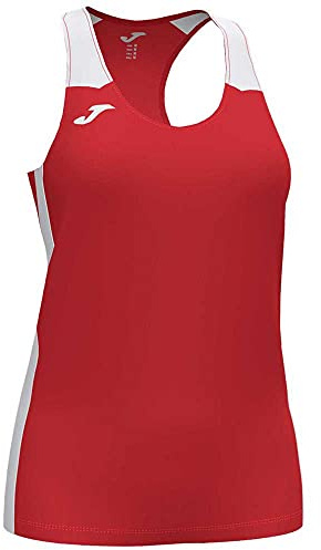 Joma Femme Record II, Unisex - Adulto, Rosso Bianco, S