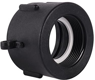 FOGWOWO Adaptador IBC de 60 mm a 1.5 Con Grifo Manguera Para Tanque IBC, Depósito de Agua 1000 Litros y Barriles de Lluvia
