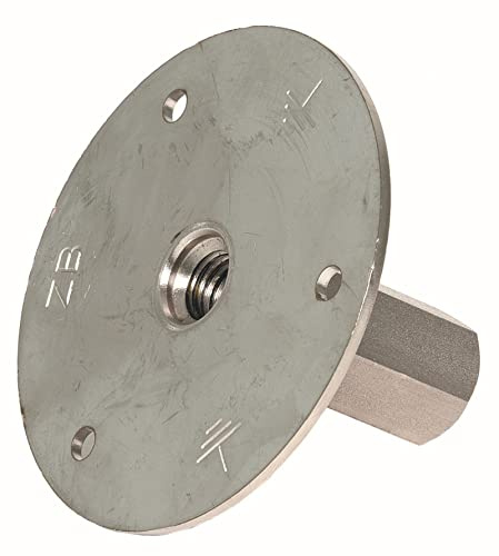 Erdungsfestpunkt ohne Achse Ø 80 mm; Edelstahl V4A, Anschlussmöglichkeit M10 + M12 (5)