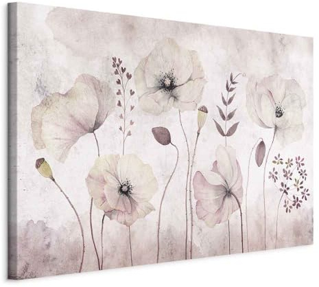 B&D XXL - Akustikbild Botanik Blätter Natur, Schallschutz, Wohnzimmer, Büro | Verbessert Raumakustik, reduziert Hall, ideal fürs Büro oder Wohnzimmer, hochwertige Verarbeitung, schnelle Montage, stilvoll