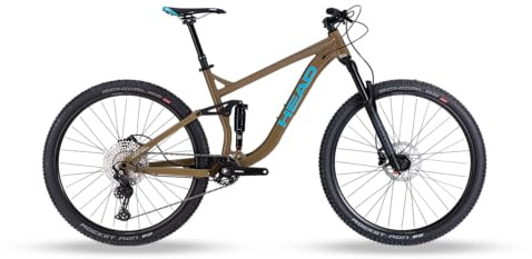 Head Unisex - Adult Adapt Edge 1.0 Full Suspension Bike, Khaki