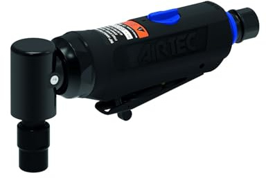 AIRTEC - Mini smerigliatrice fresatrice pneumatica angolare a 90° con pinza Ø 3-6 mm - Mod. 252