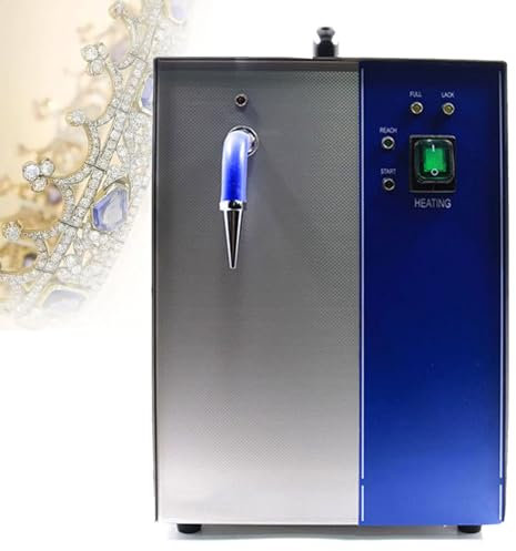 Oiyekntd Joyería Limpiador de Vapor Profesional, joyería de Acero Inoxidable joyero de Vapor Limpiador de Vapor, 2200W 4L Máquina de Limpiador de joyería eléctrica de Vapor, máquina de Limpiador