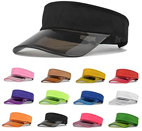 Visor Cap Unisex Sonnenhut Sonnenschild verstellbare Atmungsaktiv und Schweißabsorbierend Baseballhut Kappe Hut für Golf, Radfahren, Tennis, Angeln, Laufen