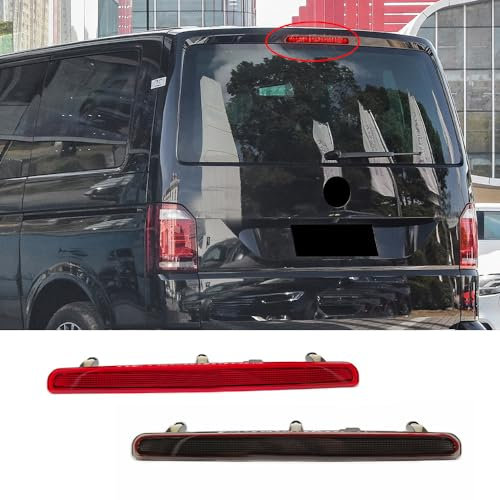 IONZS Auto Drittes Bremslicht für Volkswagen Multivan Kailuwei T5,High-Mount Bremsleuchte,Zusätzliche Bremslichter Signal Warnung Lampe Montage,A/Black