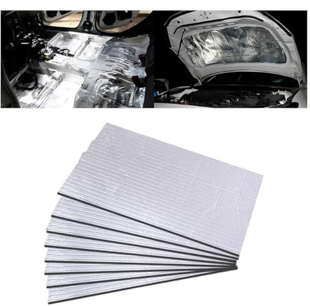 CGEAMDY Tapis Isolation Thermique et Acoustique pour Voiture - Isolant Universal Contre Chaleur et Sonore