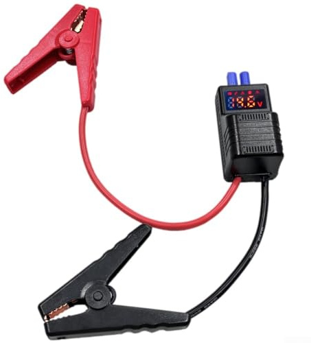 Tragbares Auto-Batterie-Starthilfe-Kabel, intelligente Klemmverstärkung für Smart-Batterie-Clips mit Rückwärtsladungs-Präventions-Modul, für 12 V Starthilfe (LED für Smart-Clip)