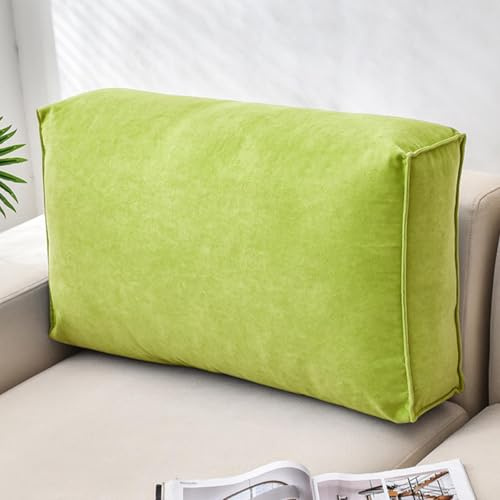 MTHGH Rückenstützkissen Lendenwirbelkissen Lesekissen Für Bett Und Sofa Rückenkissen Stuhl Sofakissen Mit Füllung Und Bezug Stützkissen Rücken Lendenkissen(#3,60x45x12cm)