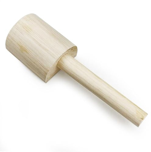 in argilla fatta a mano, mazza per finitura in ceramica fatta a mano, impugnatura ergonomica, per scolpire, uso in cucina, artigianato in pelle e progetti artistici fai da te