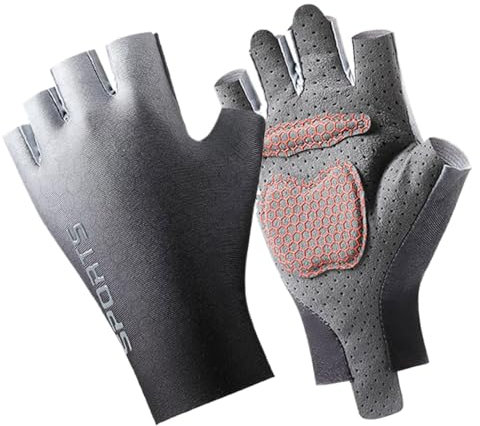 Kinder-Fahrradhandschuhe – 1 Paar fingerlose Reithandschuhe für Dirt Bike, Skateboard, Gymnastik und Workouts – rutschfeste atmungsaktive Handschuhe für Kinder – & bequeme Sporthandschuhe für