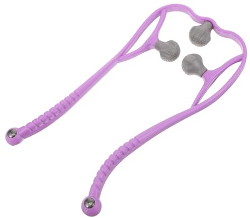 UTHCLO Manueller Nackenmassage Roller Tiefengewebe Massagegerät für Schulter und Nacken Handlich Tragbar zur Schmerzlinderung und Muskelentspannung Haushaltsmassagegerät Zufällige Farbe