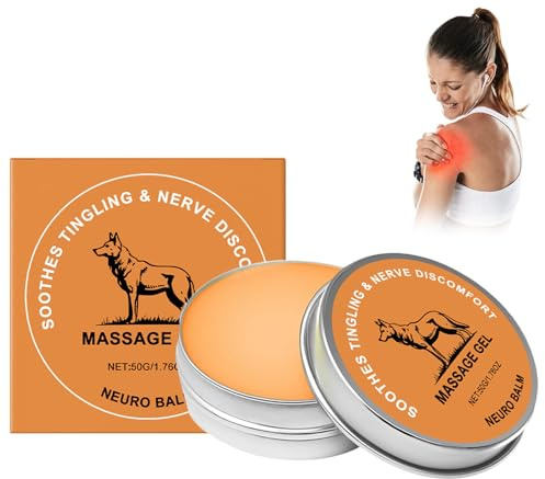 Therawolf Neuro Balm,Therawolf Nerve Relief Balm, Neuropathy Pain Relief Cream,Natural Relief Soothing Joint Cream for Hand Feet and Body, Herbal Body Cooling Soothing Ointment (1)
