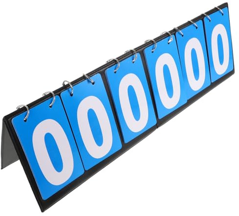 Alipis Tableau de Score Portable Multisport Flip pour Tennis de Table Basketball Badminton Football Compteur de Points et Facile à Utiliser