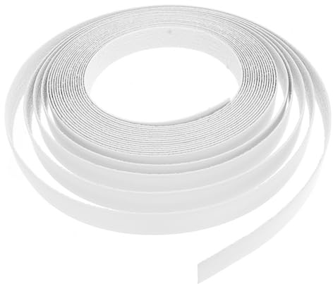 COLLBATH Self-adhesive Flexible Veneer Edging Tape for Furniture Restoration PVC Cabinet Edge Banding Strip Easy Application for Wood Plywood and Hardboard Surfaces