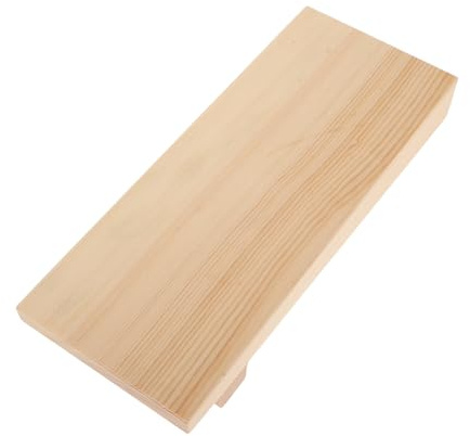 HIAKDOFT Bandeja de Sushi Japonesa de Madera Rectangular Plato para Sashimi y Aperitivos Tabla para Quesos y Snacks Resistente y Elegante para Servir Alimentos