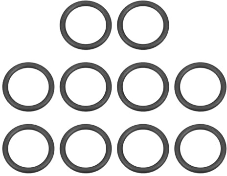 QUARKZMAN 10 Piezas AS-214 Anillos Tóricos, Anillos Tóricos EPDM 1 Diámetro Interno, 2-13/32 Diámetro Externo, 1/8 Ancho Juntas De Goma Para Sellado De Tuberías De Agua Conexiones