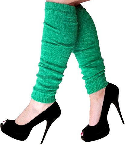 krautwear® Damen Beinwärmer Stulpen Legwarmers Overknees gestrickte Strümpfe 80er Jahre 1980er Jahre