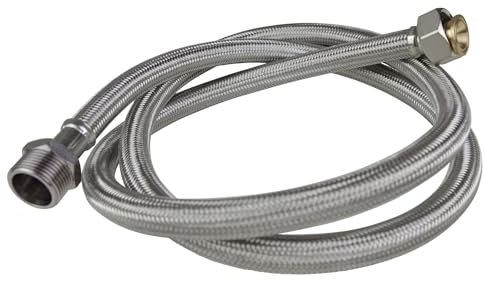 SFX® Waschmaschinenschlauch 1m Geschirrspülschlauch 3/4 Zoll ÜM x 3/4 Zoll AG Spülmaschinenschlauch Verlängerung Zulauf
