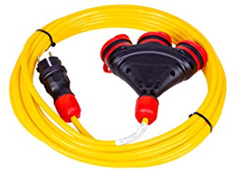 Verlängerungskabel Starkstromkabel 16A 230V Schuko 3x1,5 IP44 IP54 Polyurethane (16A/3x16A 50m 713150)