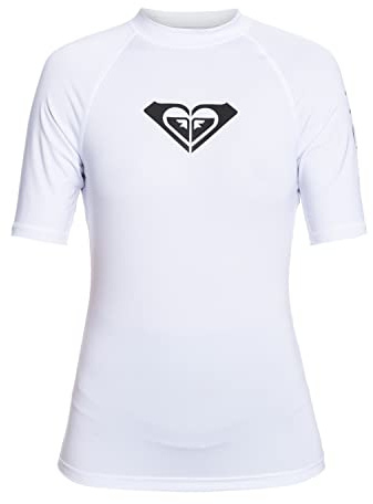 Roxy Unisex Kinder Whole Hearted - Kurzärmliger Rashguard mit UPF 50 für Mädchen 2-7 S/SL Surf tee