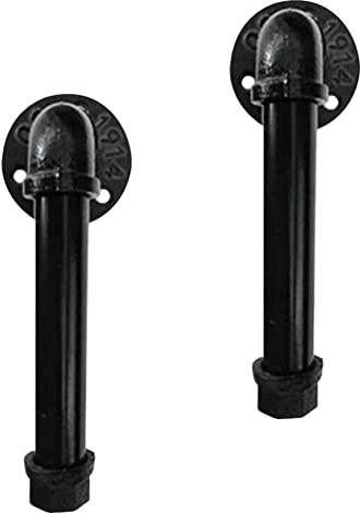 LB-LAIBA Industrial Water Pipe Cabinet Knobs Pulls, Retro Industrial Style for Wardrobe Dresser Cupboard Drawer Furniture Door Pulls Handle Home Kitchen Hardware 4 Pieces (A Style) (E)