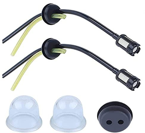 5 Stück Benzinfilter Kit Benzinschlauch Dichtung für Motorsense Erdbohrer Heckenschere Freischneider Hochentaster