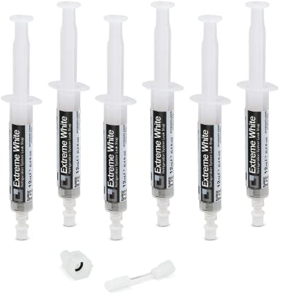 ERRECOM Extreme White - 6 x 12ml Kältemittelleckstopp für Kühlschränke mit luftdichtem Kompressor und R600 - R290 - R134a - inklusive SAE 1/4 Adapter