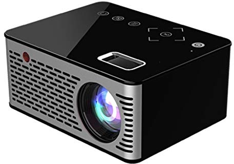 Mini proyector LED proyector totalmente compatible, pantalla para TV Stick, videojuego, teléfono inteligente, cine en casa, entretenimiento, pequeño regalo