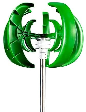 Generador Eolico, 1000W 12V/24V 5 aspas aerogenerador linterna eje Vertical Motor Kit for el hogar híbridos farola uso electromagnético(With MPPT controller,12V)