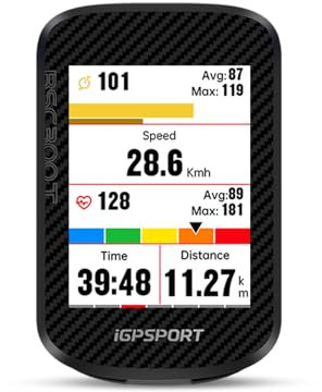 iGPSPORT BSC300T Ciclocomputer Touch Screen a Colori da 2,4'' GPS Computer da Bicicletta Mappe di Navigazione Memoria da 8 GB Compatibile 130 Dati Tipo C Ricarica Collegamento a E-Bike e Di2