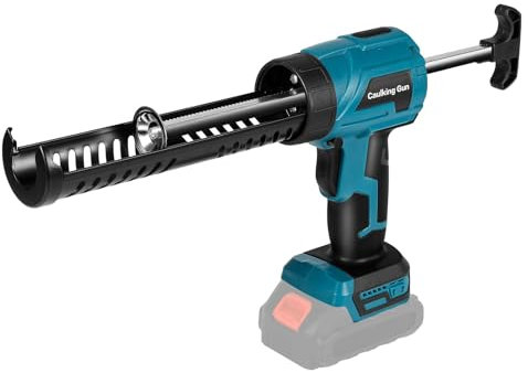 Pistolet à Cartouche Électrique 2000mAh, 2000 N Pistolet à Mastic sans Fil, Fer Vitesse Contrôlable pour Verres Céramiques Produits Sanitaires Appareils Électriques Toilette (Sans Batterie)