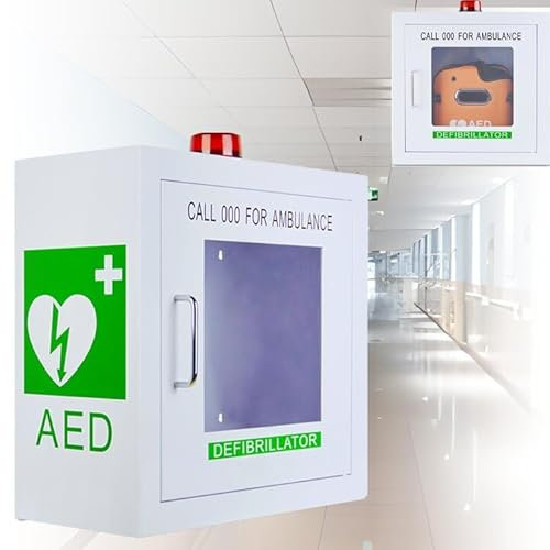 Generisch AED-Defibrillator-Aufbewahrungsschrank, Erste-Hilfe-AED-Defibrillator-Aufbewahrungsschrank Mit Alarmsystem,Für Die Meisten AED-Defibrillator-Modelle,001
