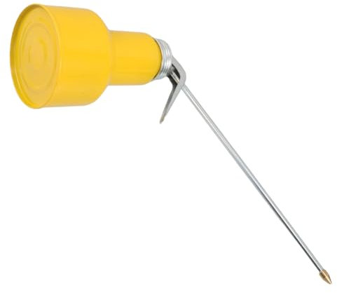 MOLUCKFU Distributeur Huile à Pompe Manuelle Métal Bec Long pour Lubrification Précise Extracteur De Carburant Portable pour Usage Domestique Et Extérieur