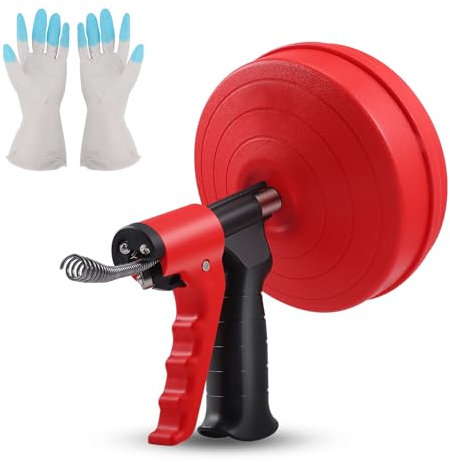 Spazzola Per Pulizia 10 M,Spirale Per Pulizia Dei Tubi,Funzione Automatica,Portare Guanti E Borsa,Spirale Di Scarico Stura Lavandini E Scarichi Professionale Per Cucina,Bagno,Lavandino,Vasca Da Bagno