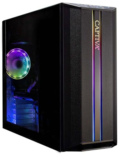 Captiva PC Advanced Gaming R76-181 | AMD Ryzen 5 5500 | 16GB DDR4 RAM | NVIDIA GeForce RTX 3060 12GB | 1 TB SSD | ohne OS