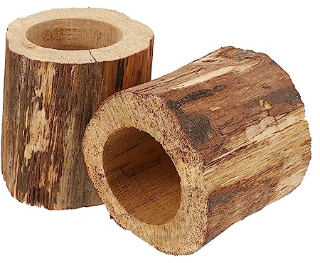 LIOOBO 2piezas Maceta Estilo Natural para Suculentas De Decoración De Interior y Exterior para Plantas Pequeñas y Flores
