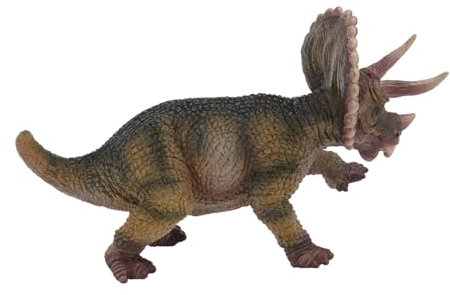 Warmhm 1 Stück Triceratops Spielzeugfigur aus Realistisches Dinosaurier Modell für Lernspielzeug Fantasie und Sammlerstück Home Decor