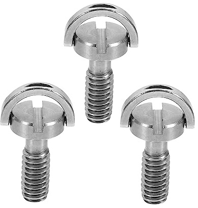 Operitacx 3pièces Vis Trépied Appareil Photo Inoxydable Vis De Montage Caméra Allongée avec Anneau Suspendu Fixation Rapide pour Platine Et Stabilisateur Lot