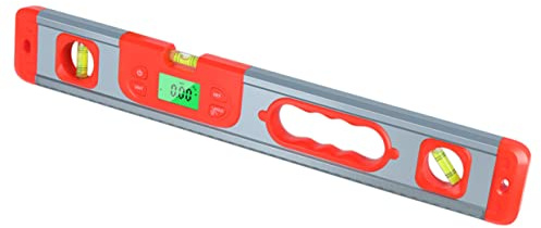 HAMPPLIES Goniometro Di Portatile Inclinometro Digitale Batteria Misuratore Di Angolo Digitale Livella Bolla Strumento Di Misurazione Preciso Per Uso Domestico e Professionale
